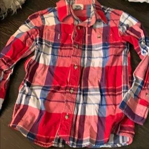Adorable checkered boy’s flannel.